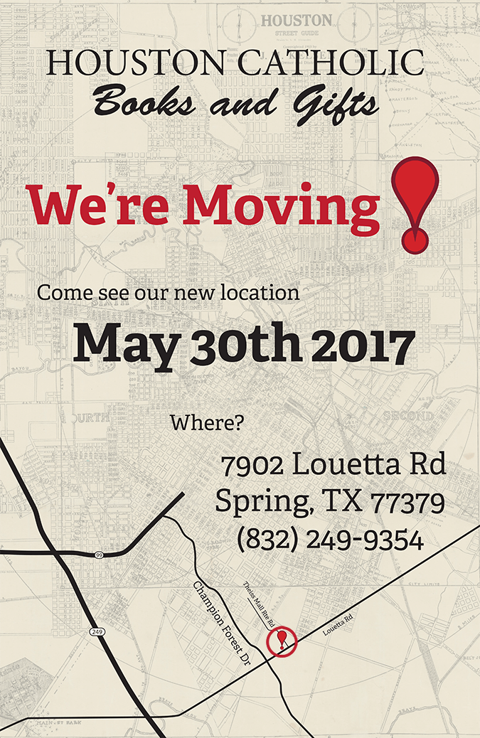 Houston Catholic Books and Gifts Moving Locations