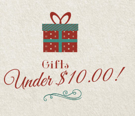 Ziegler's Christmas Gift Guide for under ten dollars! Shop now!