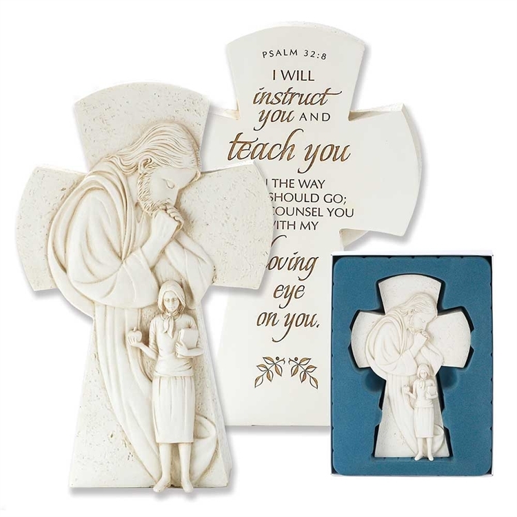 christ-teacher-cross-with-psalm-32-verse-8-on-back-made-of-white-stone-look-resin-7-and-1-half-inches-difigr115-22275.1479224046.1280.1280.jpg