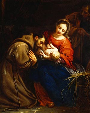 St. Francis and the original Nativity Scene