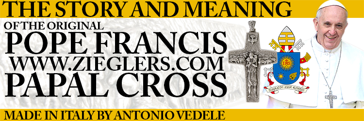 The Story and Meaning Of The original Pope Francis Papal Pectoral Cross by Antonio Vedele