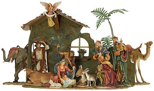 Da vinci inspired Nativity