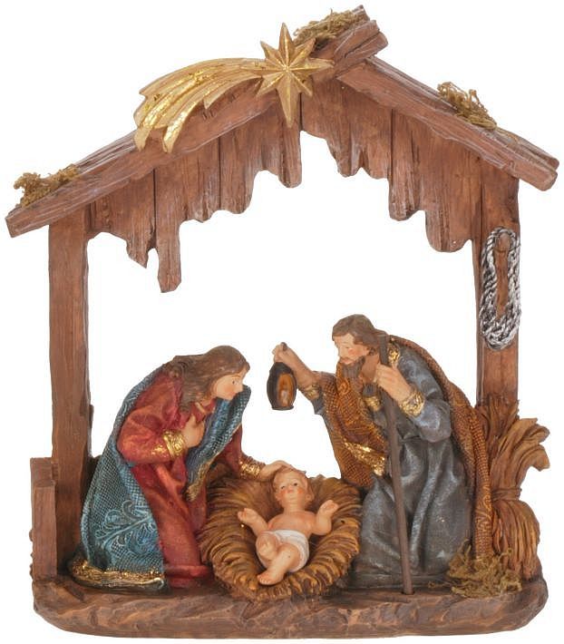 Simple Nativity scene with Stable